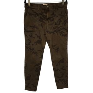 Sanctuary Sanctuary Standard Surplus Camo Cropped Pants Stretch Denim Jean sz 31